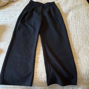 Classic Black Wide-Leg Trousers